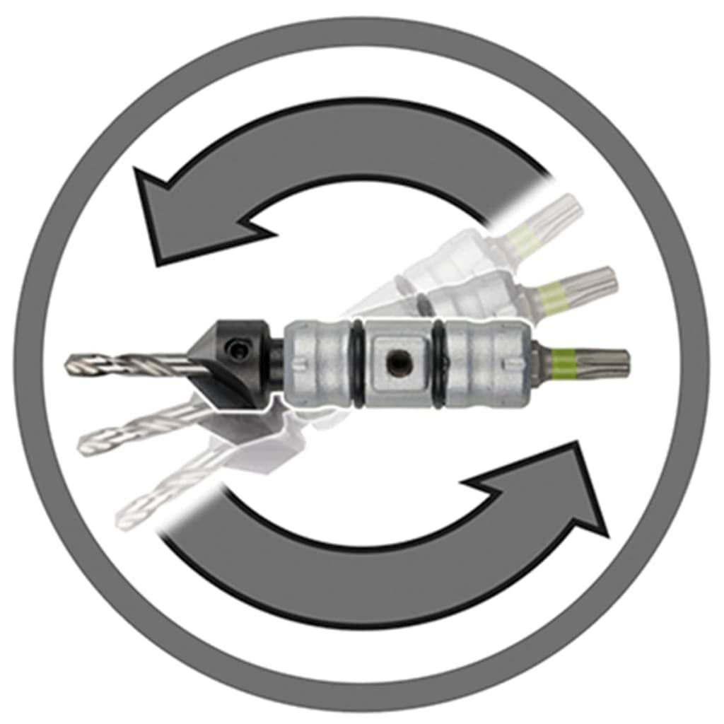 wolfcraft 5 Piece Flip Bit Starter Set